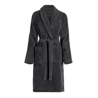 Bathrobe with shawl collar - Dark grey