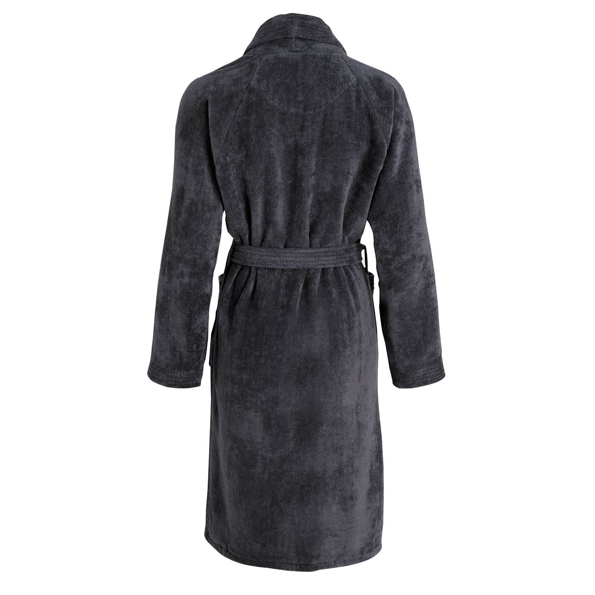 Bathrobe with shawl collar - Dark grey