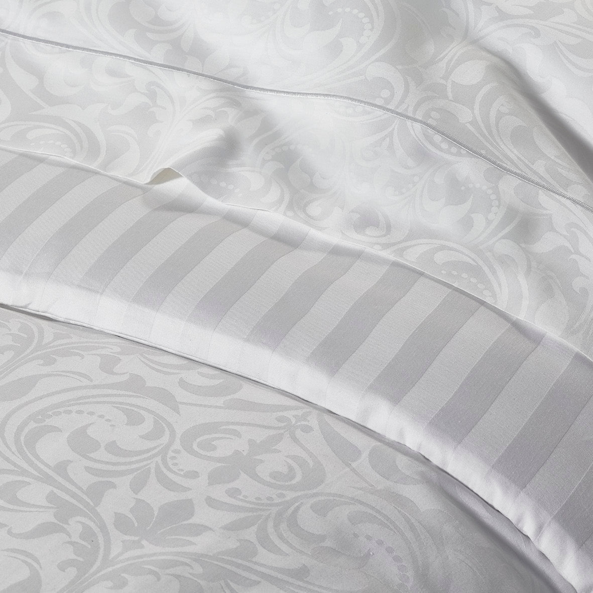 Bolster pillowcase - Uni White