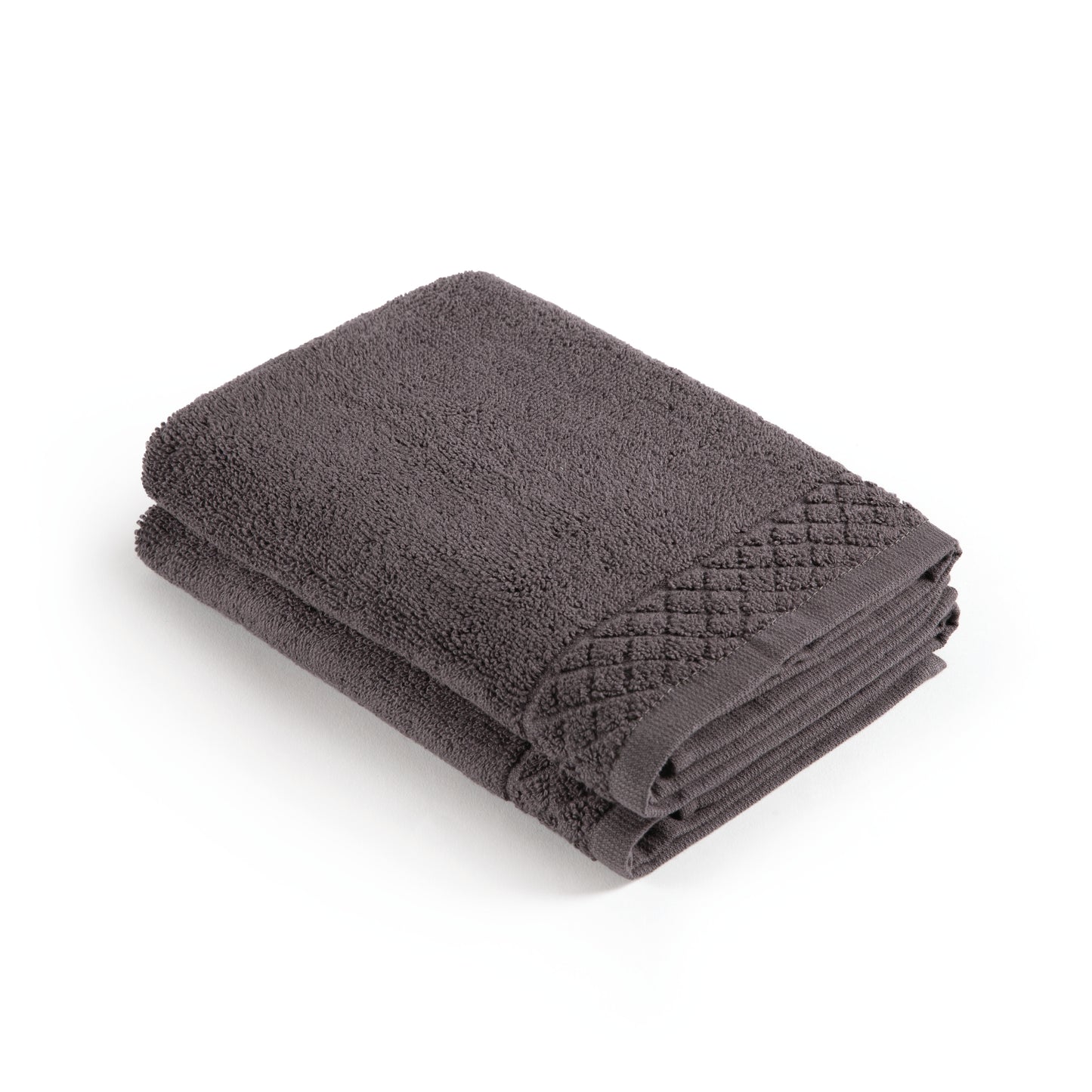 Set of 2 kitchen towels - 45 x 45 cm Dark grey