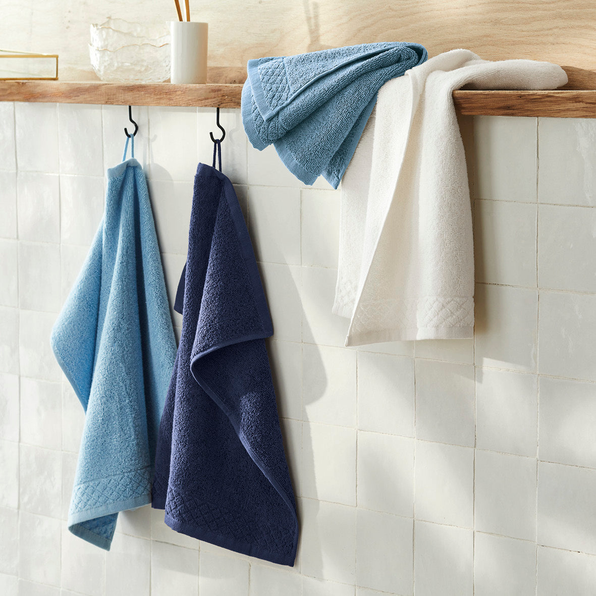 Set of 2 kitchen towels - 45 x 45 cm