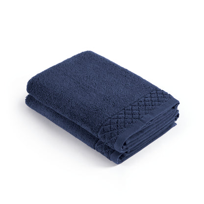 Set of 2 kitchen towels - 45 x 45 cm Navy blue