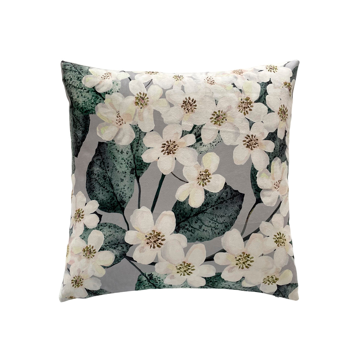 Cushion cover Aubépine Grey - 45 x 45 cm