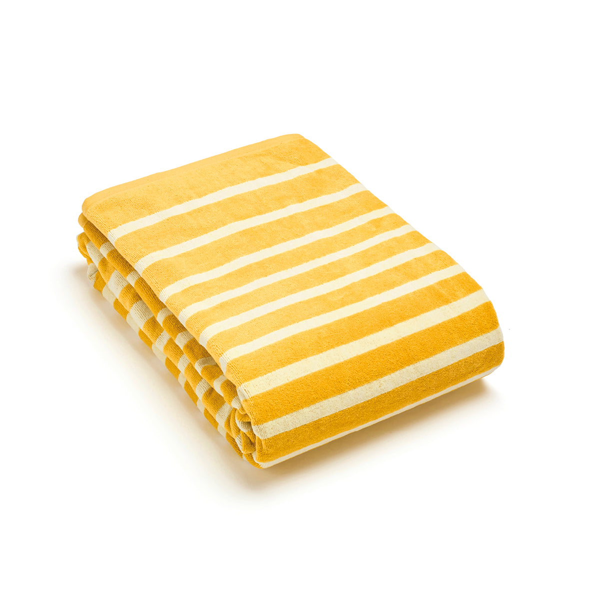 Beach towel Cédric Yellow - 90 x 180 cm