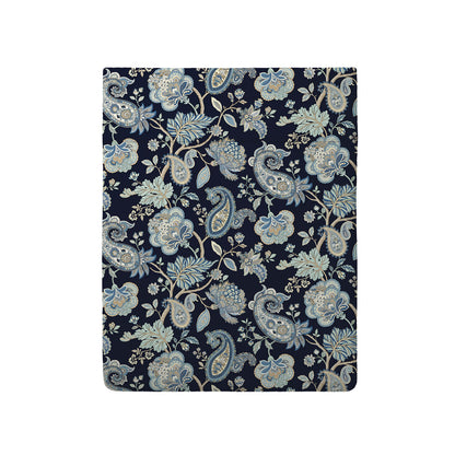 Drap plat satin de coton - Kashmir Blue foncé