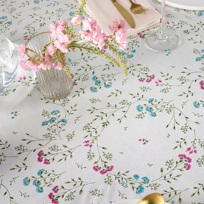 Tablecloth - Fleurs estivales Off-white