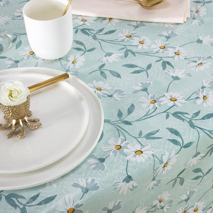 Tablecloth - Innocence florale Light green