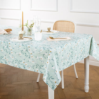 Tablecloth - Innocence florale Light green