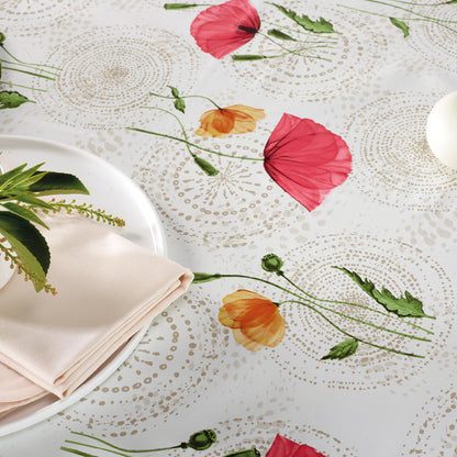 Tablecloth - Champ de pavot Off-white