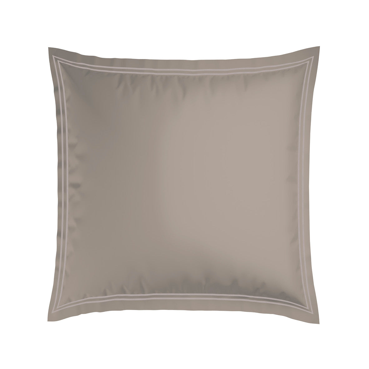 Taie(s) d'oreiller satin de coton - Paris Taupe / Taupe