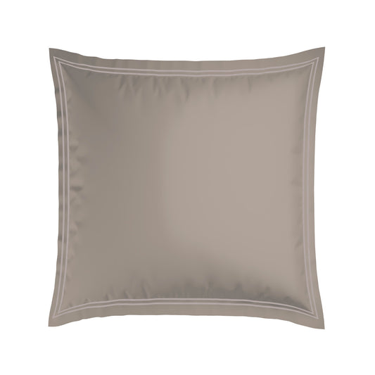 Pillowcase(s) cotton satin - Paris Taupe / Taupe