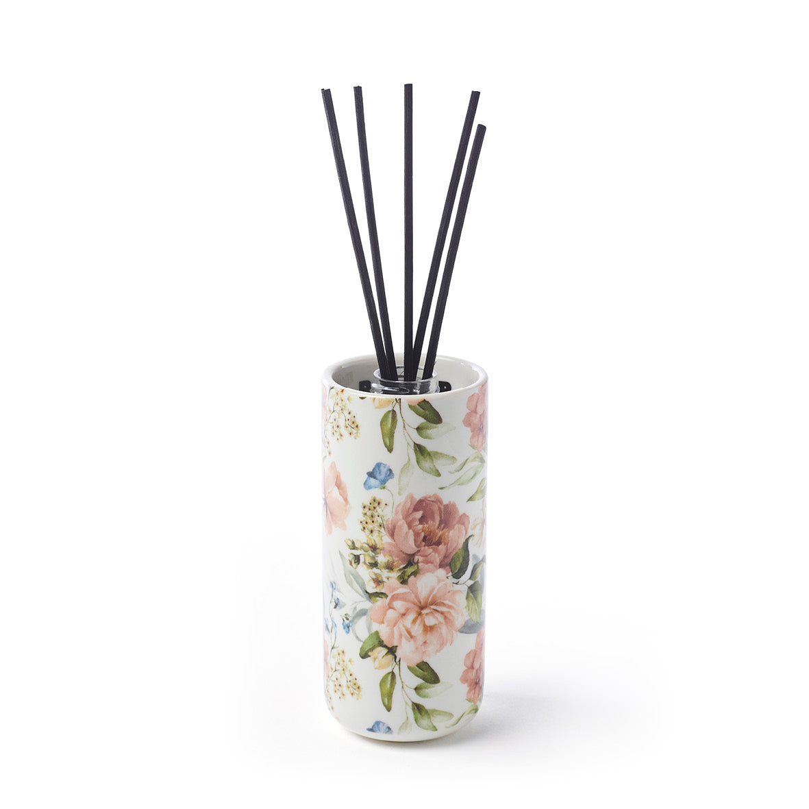 Fragrance sticks in porcelain holder Dutch flowers White - Jasmin & Ylang - 100 ml