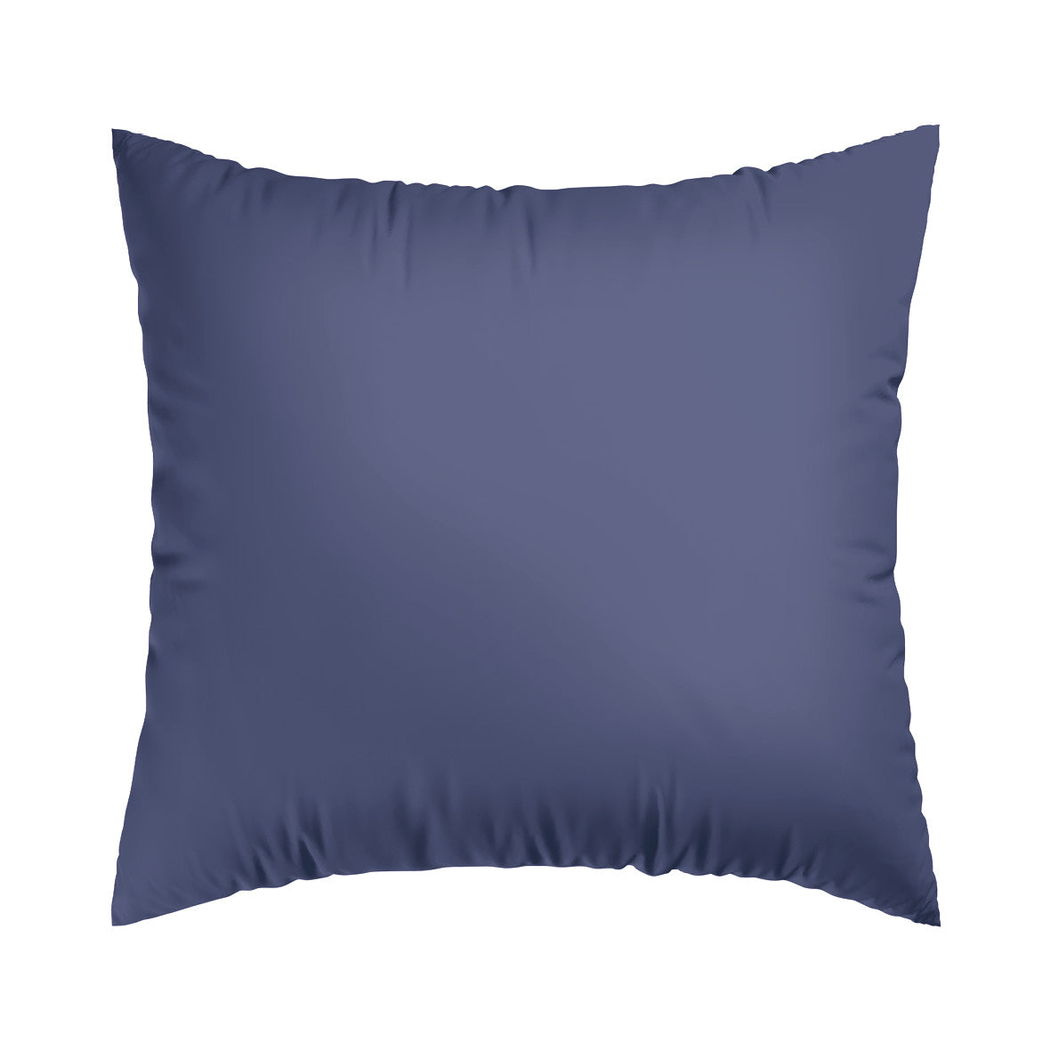 Pillowcase(s) cotton satin - Uni Blue 2 x (63 x 63 cm)