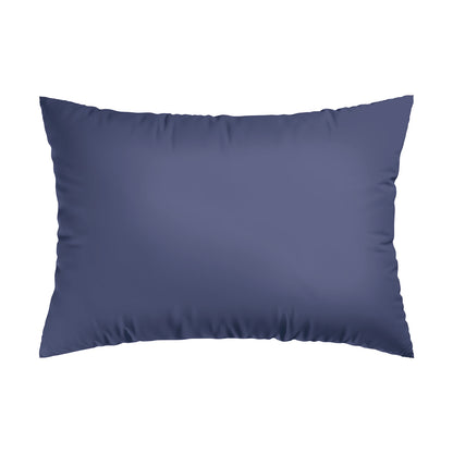 Pillowcase(s) cotton satin - Uni Blue