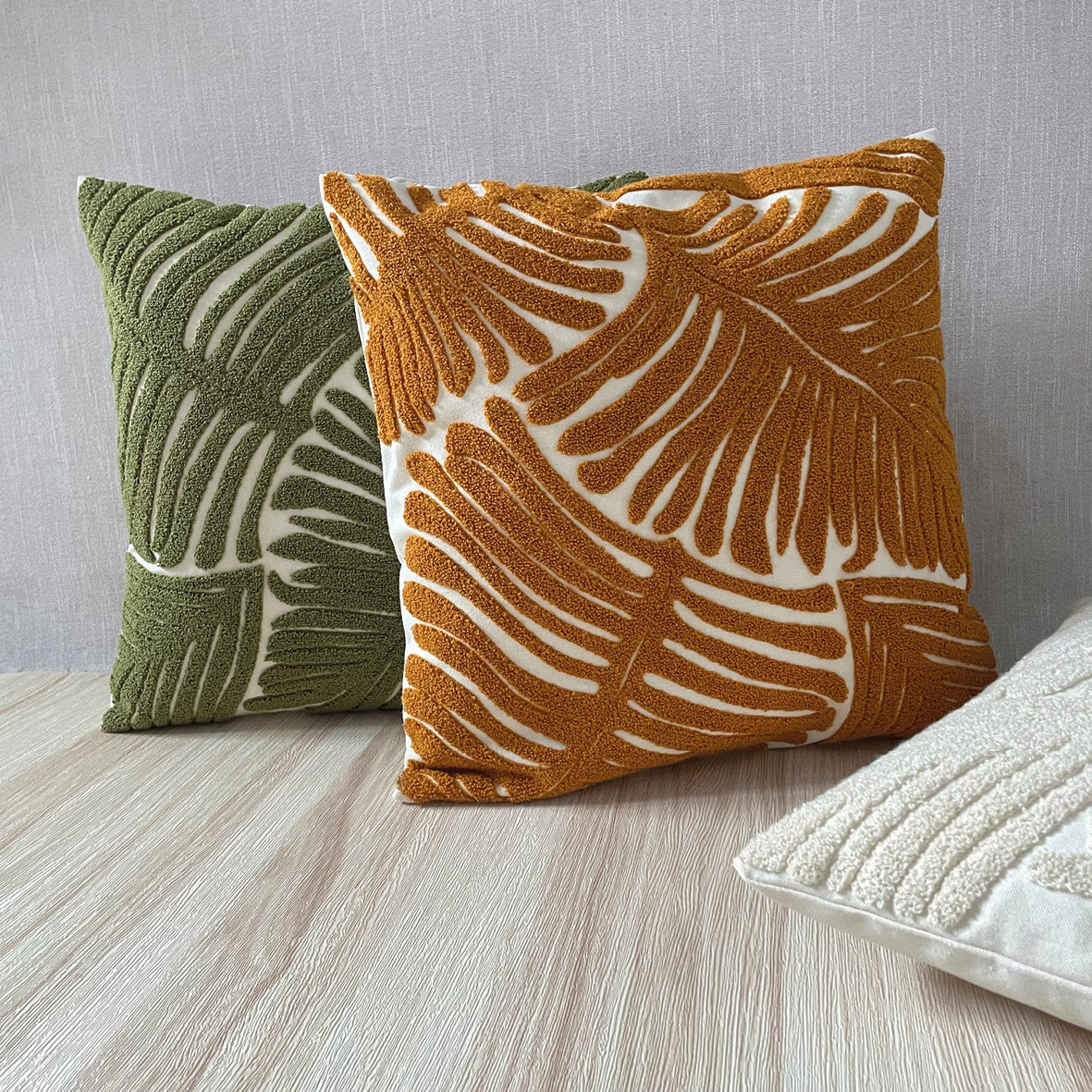 Cushion cover Palmeraie Green - 45 x 45 cm