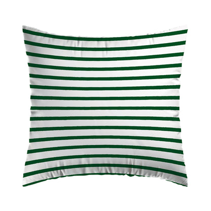 Pillowcase(s) cotton satin - Marinière Green