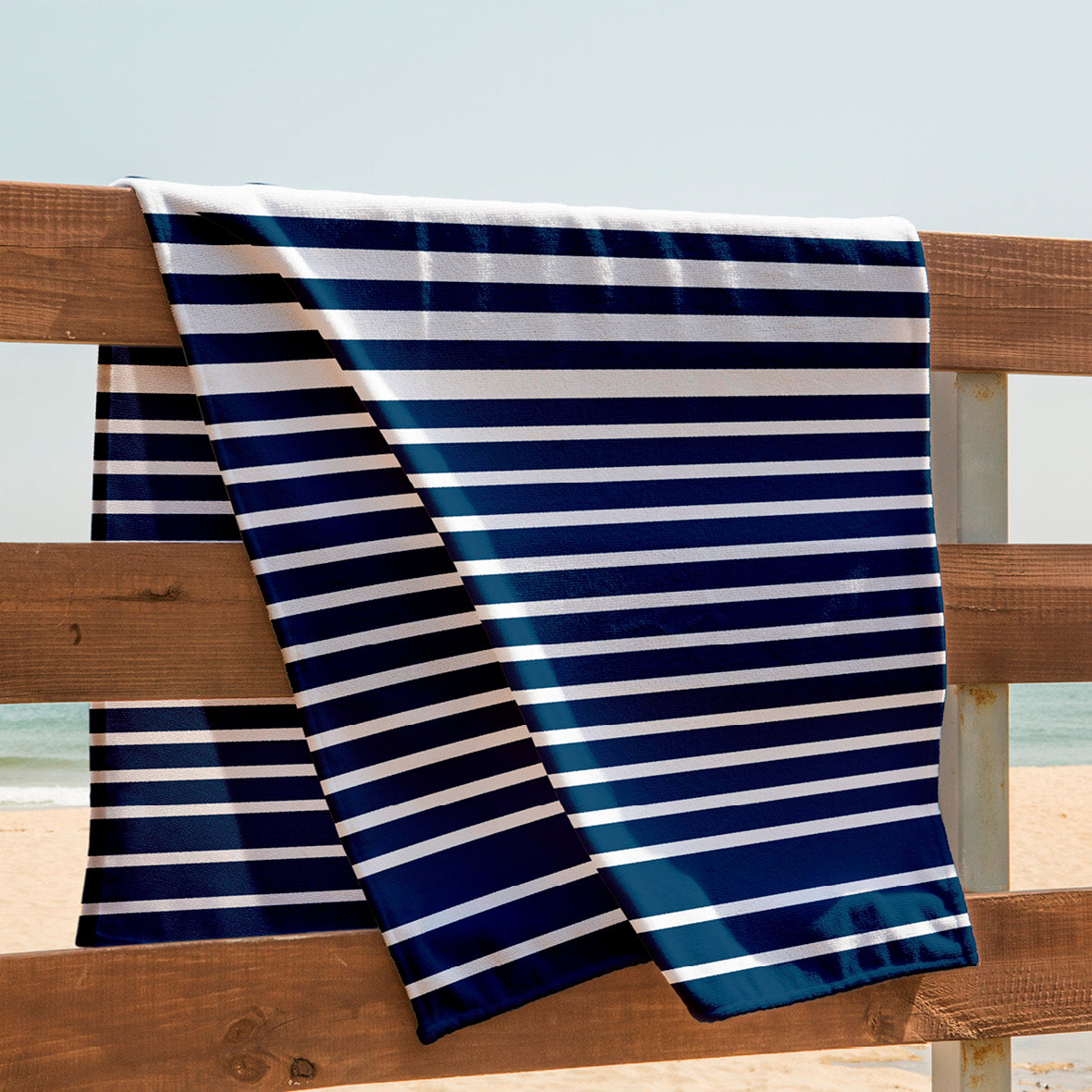 Beach towel Gabrielle Dark blue - 90 x 180 cm