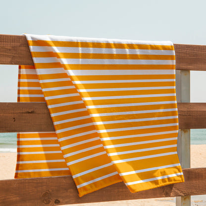 Beach towel Gabrielle Yellow - 90 x 180 cm