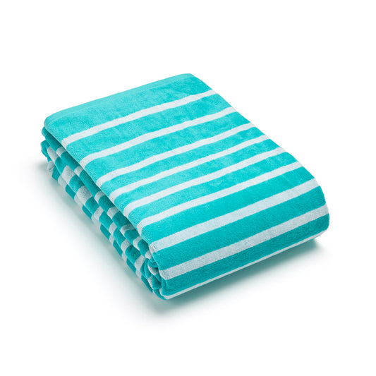 Beach towel Gabrielle Turquoise - 90 x 180 cm