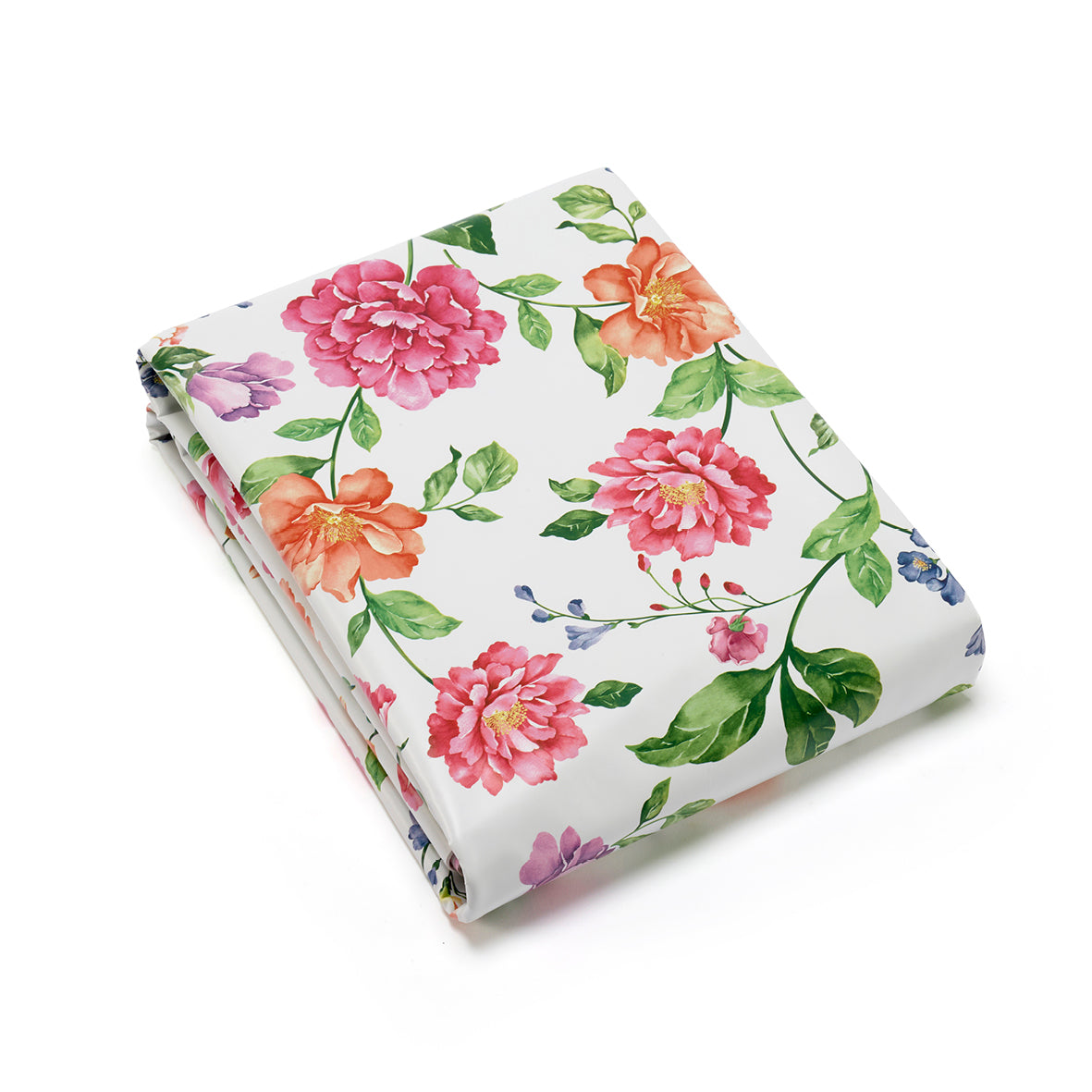 Tablecloth - Pivoine en fleur White