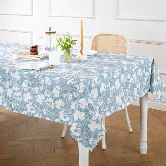 Tablecloth - Fleurs dentelles Blue
