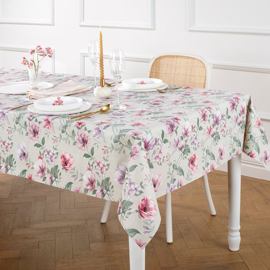 Tablecloth - Sérénade florissante Grey