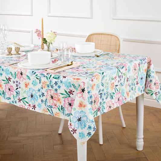 Tablecloth - Fleurs aquarelles Multicolor