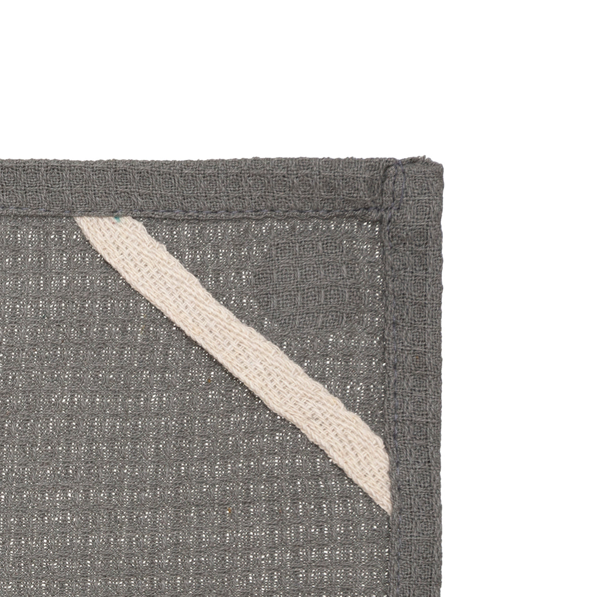 Set of 3 kitchen towels  Dark grey - 70 x 45 x 0,3 cm