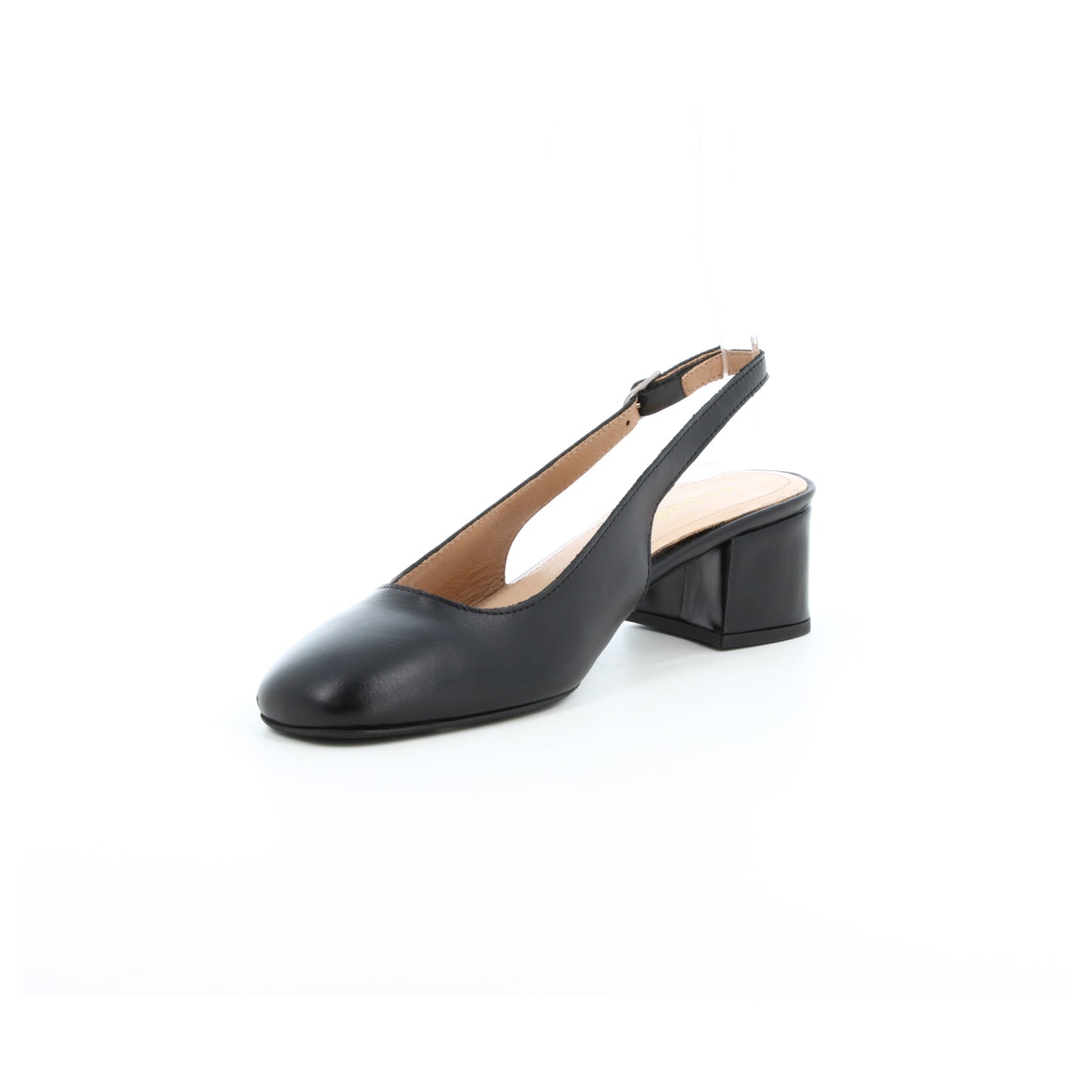 Slingback en cuir Fauve Noir