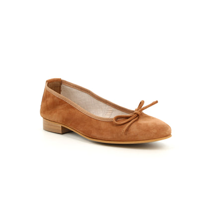 Ballerines en cuir Altitude Cognac