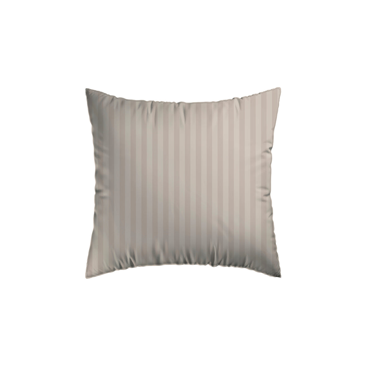 Pillowcase(s) cotton satin dobby stripe woven Taupe