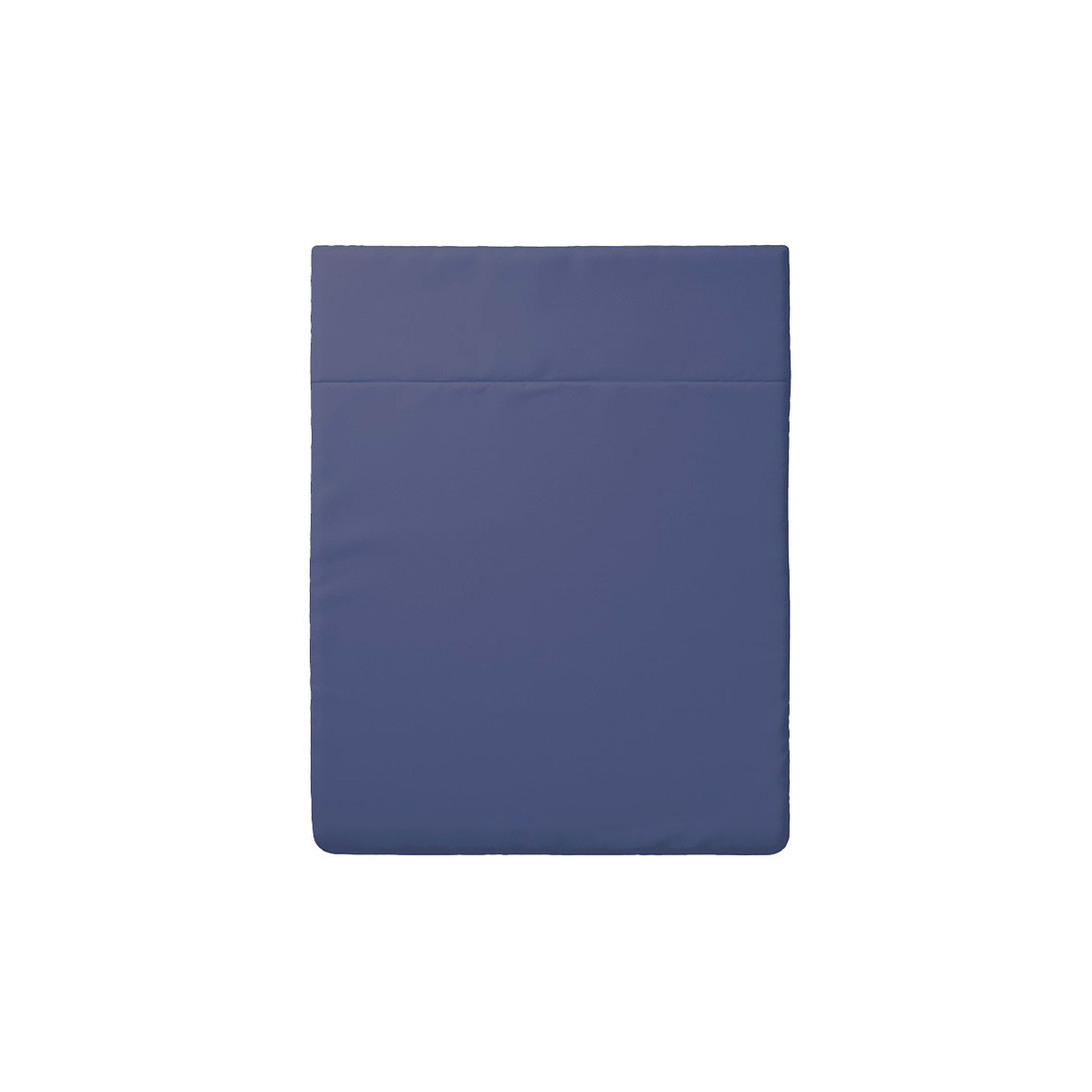 Flat sheet cotton satin Uni Dark Blue - 240 x 300 cm