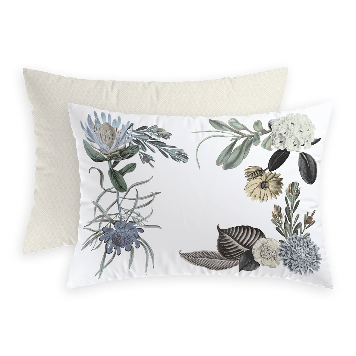 Pillowcase cotton satin - Garden Taupe