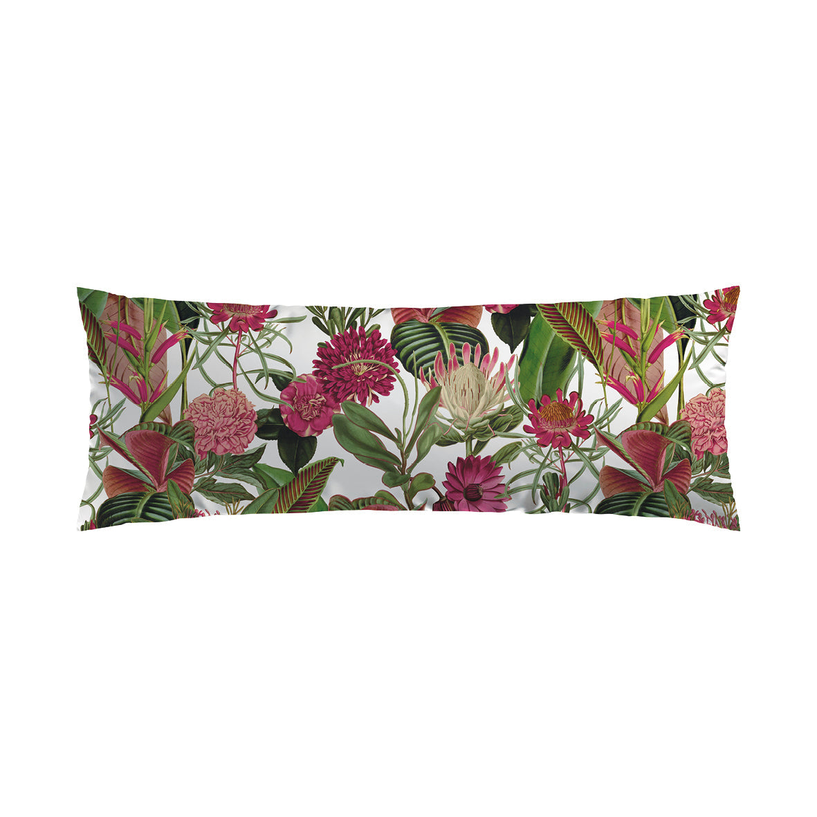 Pillowcase cotton satin - Garden Green 45 x 150 cm