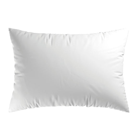 Set of 2 pillowcases cotton satin - Uni White