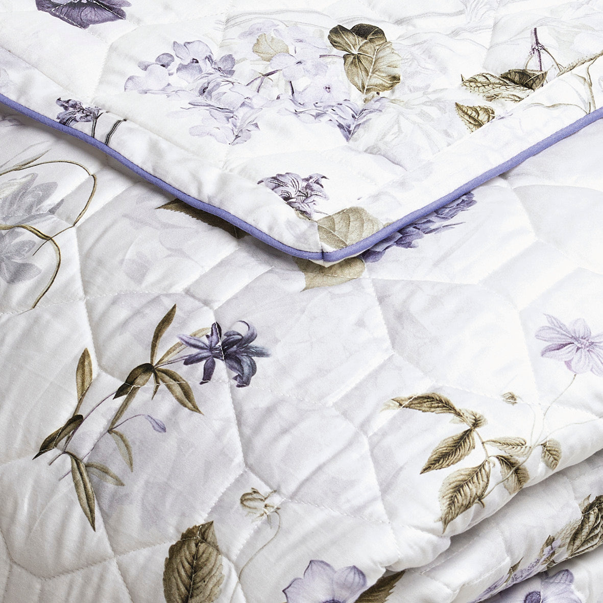 Blanket - Fleurs Passion white