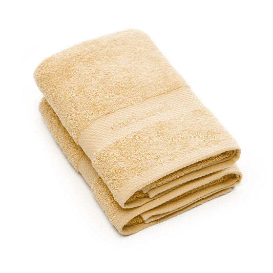 Set of 2 handtowels Soft yellow - 50 x 100 cm