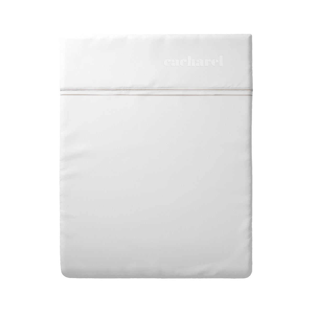 Flat sheet cotton satin - Uni White 260 x 290 cm