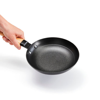 Honeycomb cast iron frypan - Green