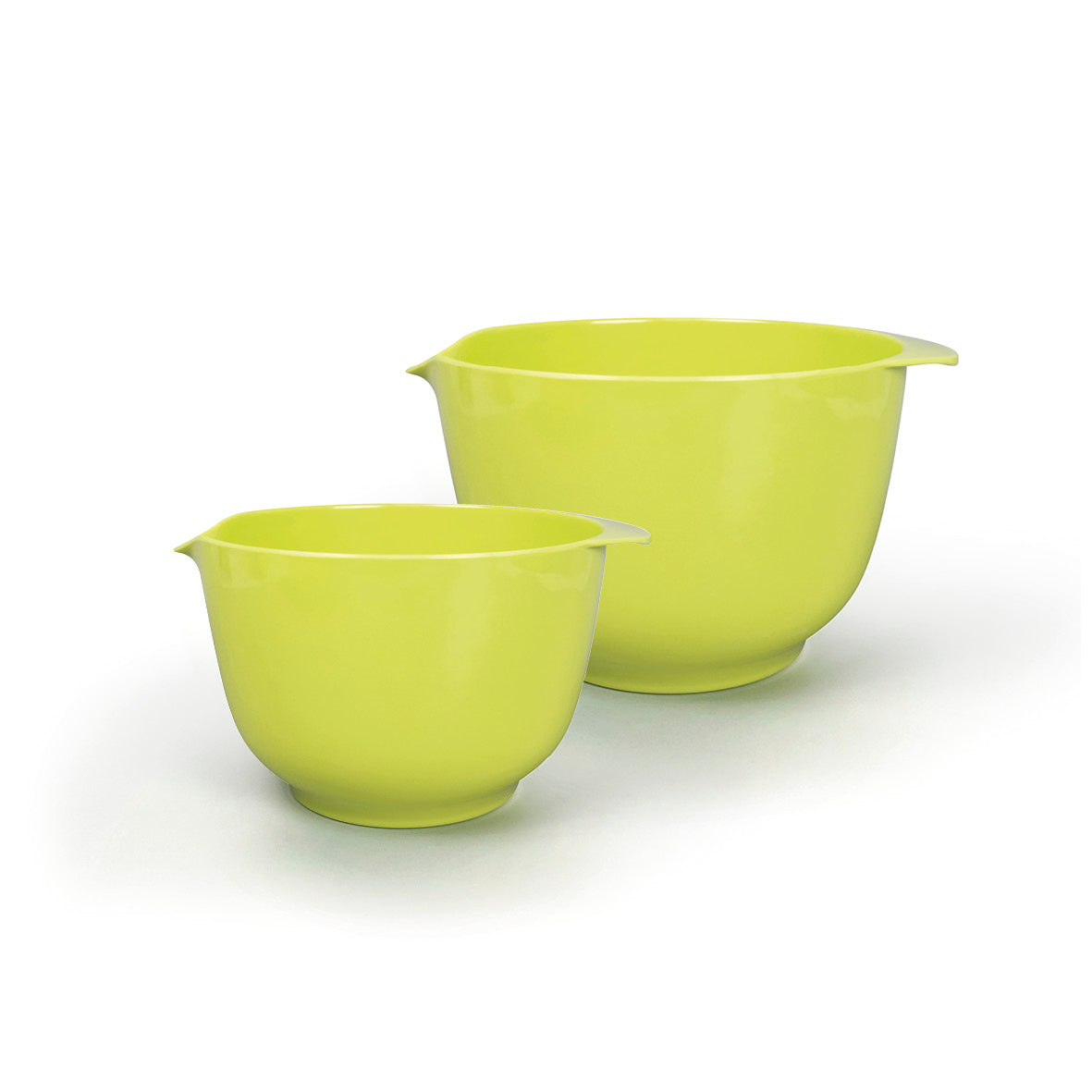 Set of 2 mixing bowls - 18 + 24 cm Lime green