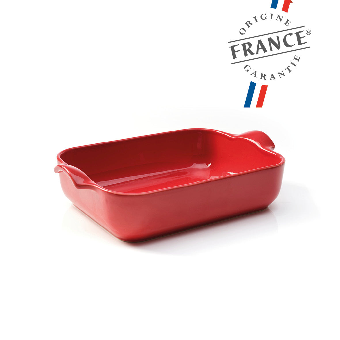 Ceramic oven dish - Made in France - 2.5L - 4-5 people Red