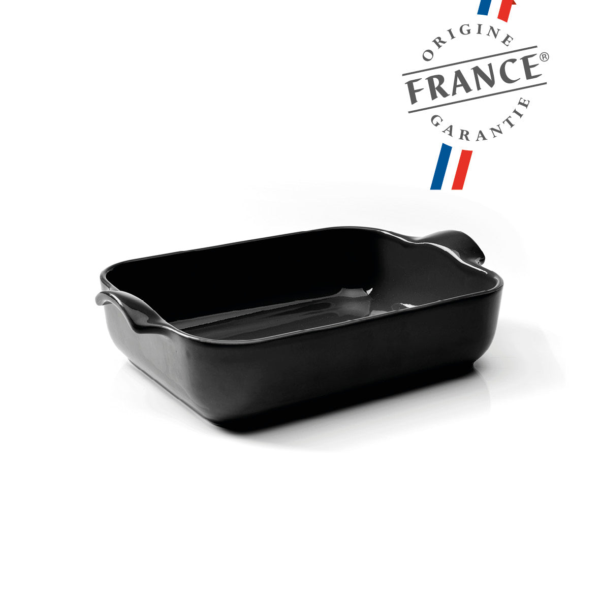 Ceramic oven dish - Made in France - 500 ml - 1 person Black