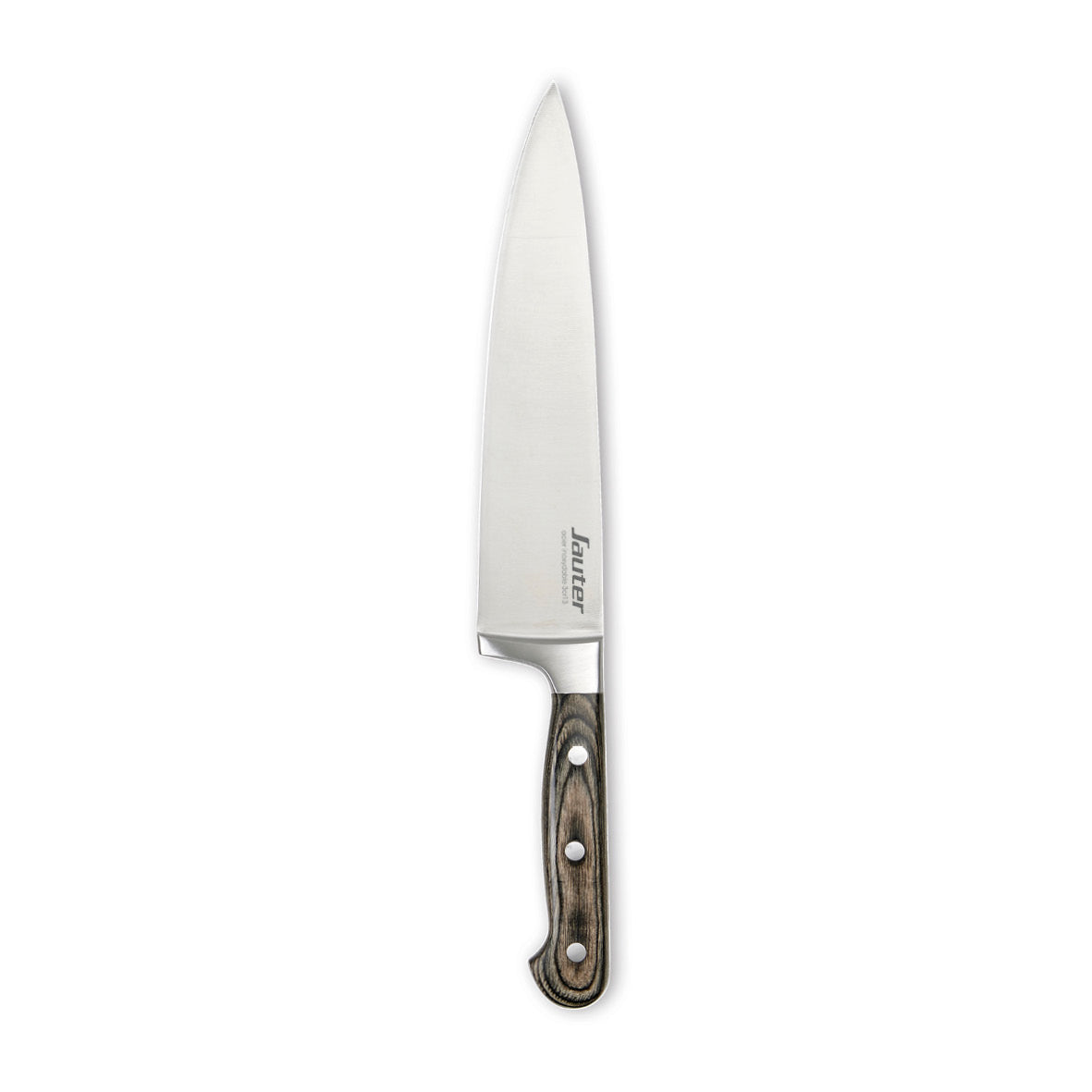 Chef's knife with wooden handle - Dark grey