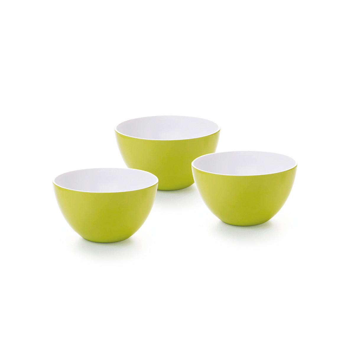 Set of 3 small bowls - 12,5cm Green