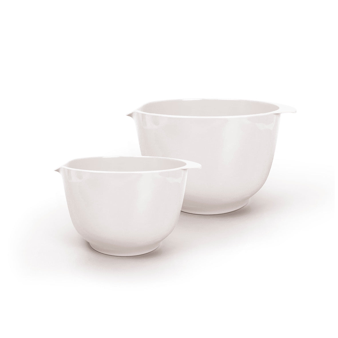 Set of 2 mixing bowls - 18 + 24 cm White