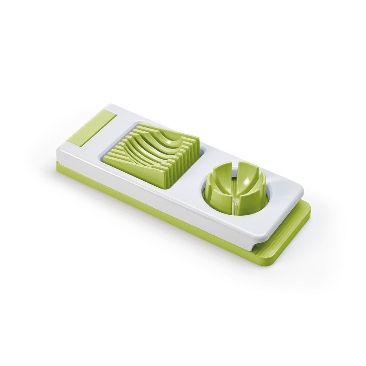 Multifunctional egg cutter - green / white