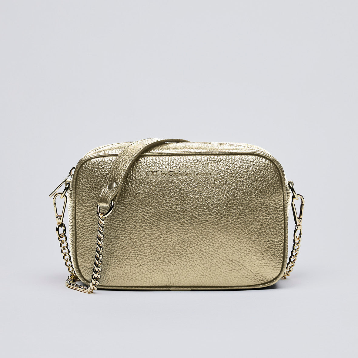 Leather crossbody bag - Montmartre Gold