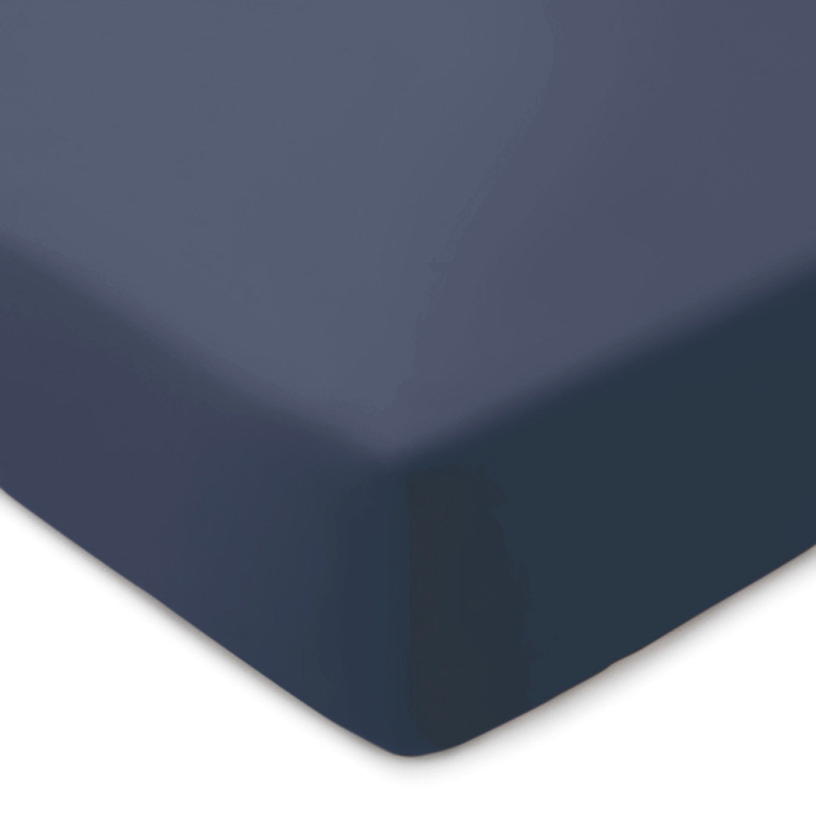 Fitted sheet cotton - Uni Dark blue