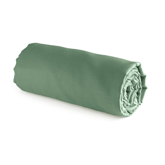 Fitted sheet cotton - Uni Green