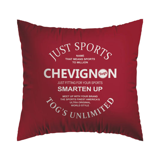 Set of 2 pillowcases cotton - Just Sports Red